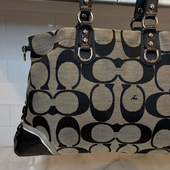 Coach Bag Purse Designer Ashley Signature Spectator Crossbody Carryall Shoulder - Picture 5 of 16